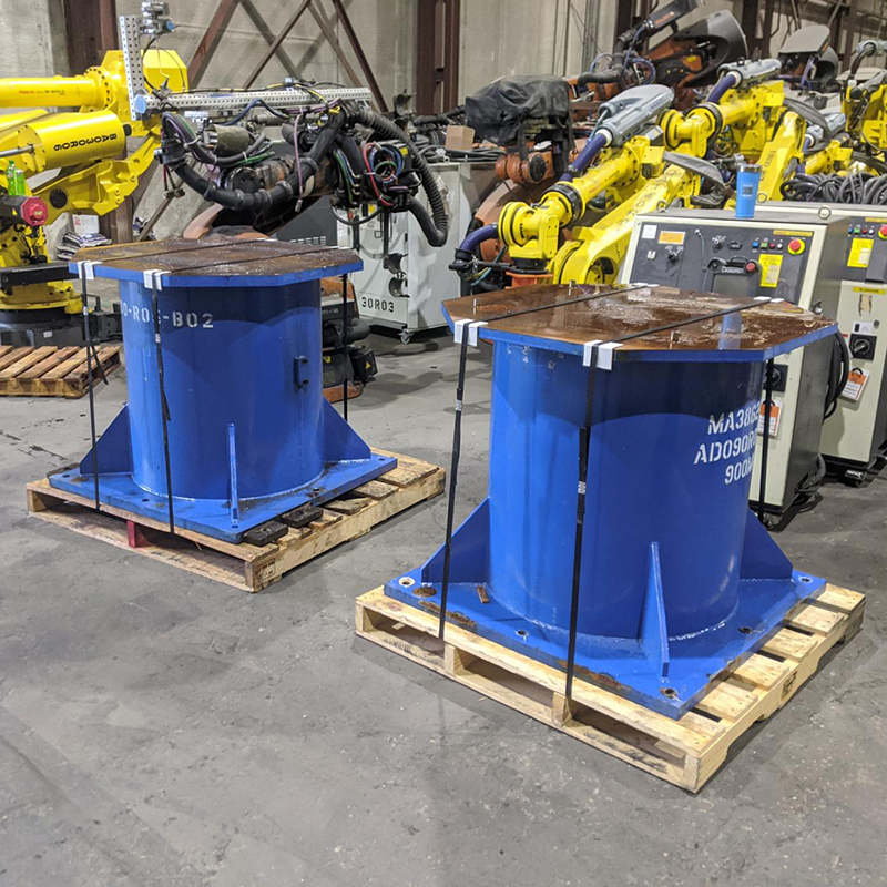 Riser Shipping risers on pallets for shipping