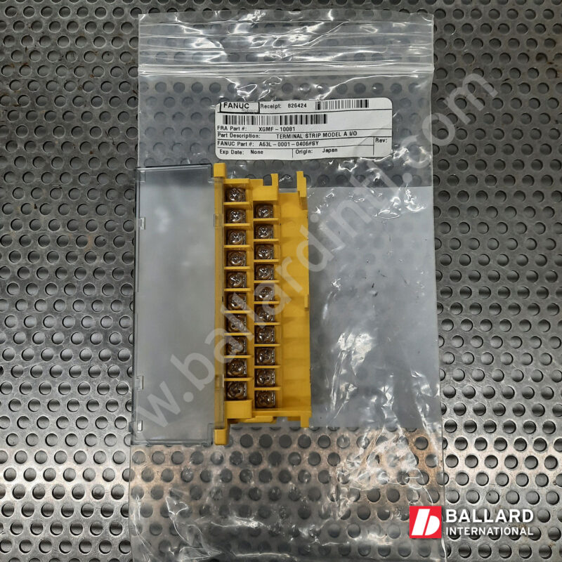 A63L-0001-0406#SY FANUC Front Yellow I/O module cover 20 post connection